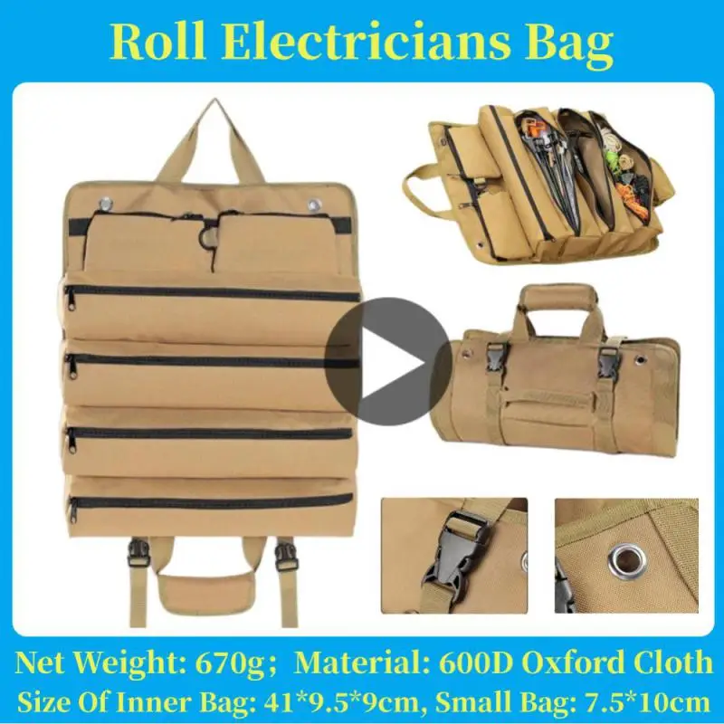 Multi-Purpose Portable Oxford Fabric Multi Pocket Household Car Tools Storage Roll Pouch Hardware Kit Electrician Handle Bag
Multi-Purpose Portable Oxford Fabric Multi Pocket Household Car Tools Storage Roll Pouch Hardware Kit Electrician Handle Bag