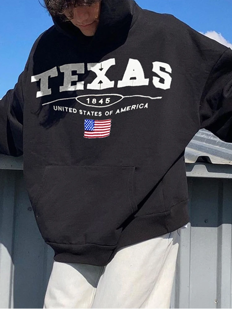 Casual Letter Printing Hooded Sweatshirt Men Spring Fashion Loose Pullover Top Male Long Sleeve Hoodie Sweatshirts Streetwear
Casual Letter Printing Hooded Sweatshirt Men Spring Fashion Loose Pullover Top Male Long Sleeve Hoodie Sweatshirts Streetwear