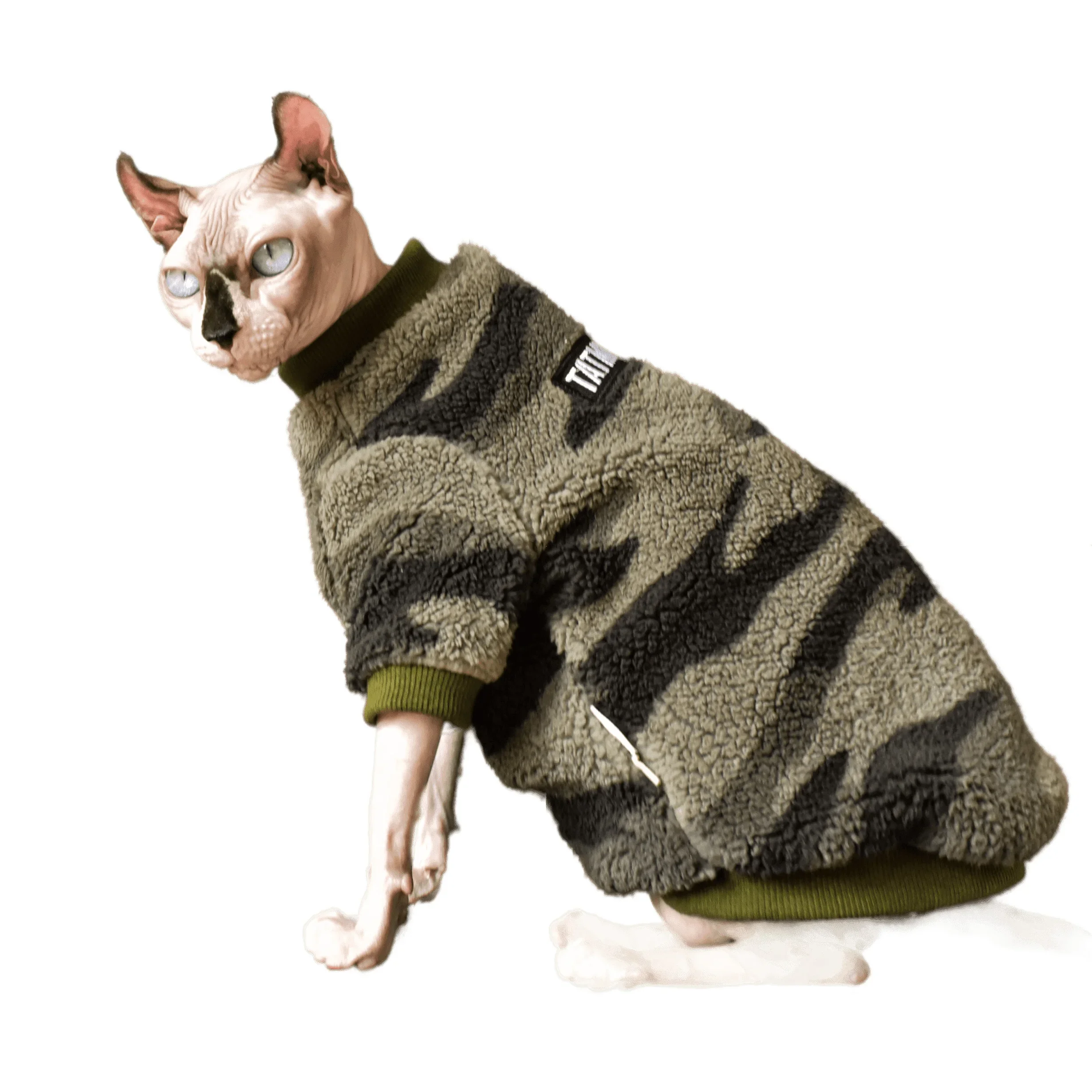 Fall Winter Velvet Kitten Outfits Devon Rex Thicken Pet Apparel Sphinx Hairless Cat Clothes for Cat Sphynx Cat Sweater
Fall Winter Velvet Kitten Outfits Devon Rex Thicken Pet Apparel Sphinx Hairless Cat Clothes for Cat Sphynx Cat Sweater