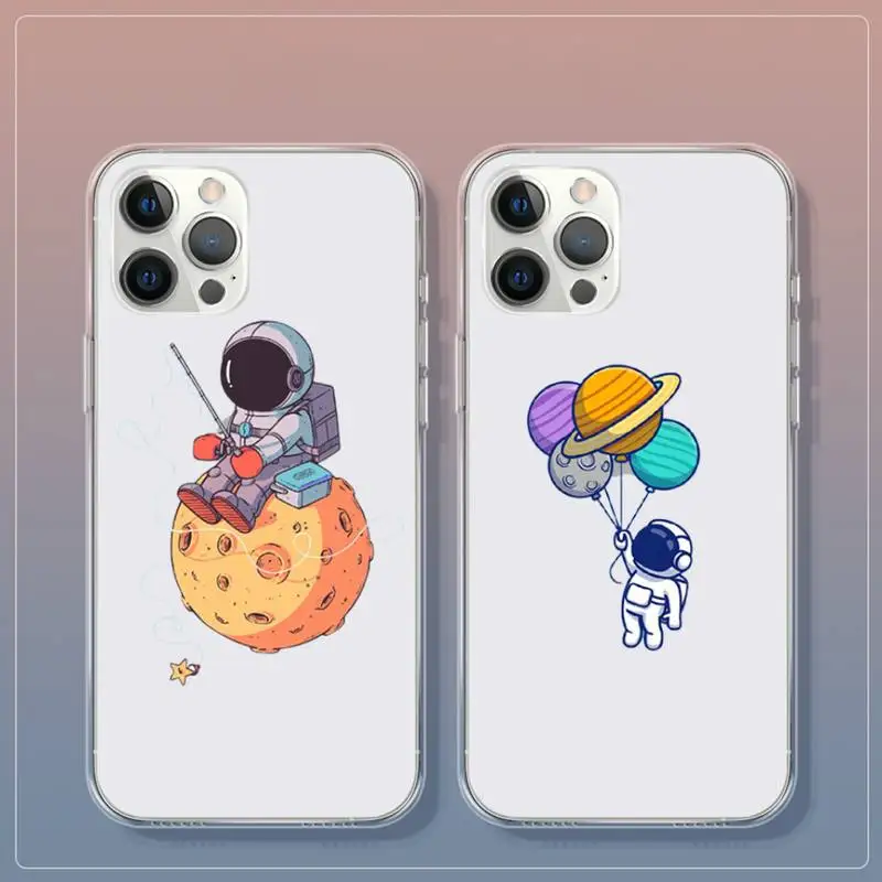 Cute Cartoon Astronaut Planet Star Phone Case phone case for iphone 6 7 8 Plus X XS XR MAX 11 Pro 12 MiNi Transparent Cover
Cute Cartoon Astronaut Planet Star Phone Case phone case for iphone 6 7 8 Plus X XS XR MAX 11 Pro 12 MiNi Transparent Cover