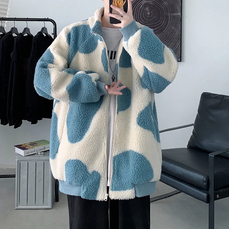 Бархатная куртка из ягненка Мужская Корейская версия Harajuku трендовая зимняя утепленная одежда для пар уличная одежда Топ рубашка Свитшот «Ю...
Бархатная куртка из ягненка Мужская Корейская версия Harajuku трендовая зимняя утепленная одежда для пар уличная одежда Топ рубашка Свитшот «Ю...