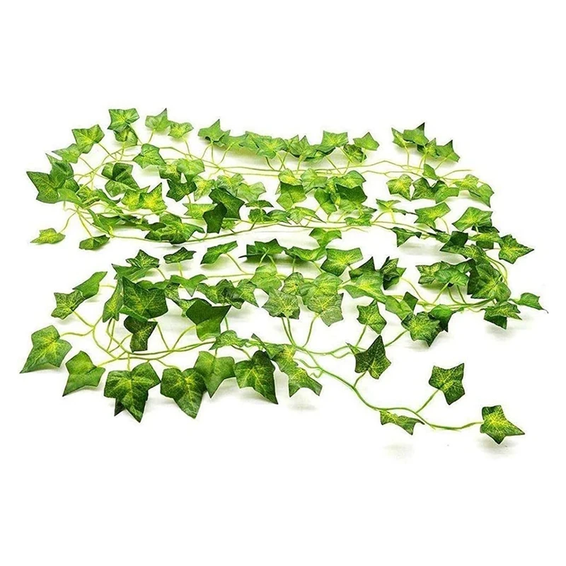 24 Pack Artificial Fake Ivy Leaves Garland Vine Greenery Hanging Plants Fake Vines for Wedding Wall Party Room
24 Pack Artificial Fake Ivy Leaves Garland Vine Greenery Hanging Plants Fake Vines for Wedding Wall Party Room