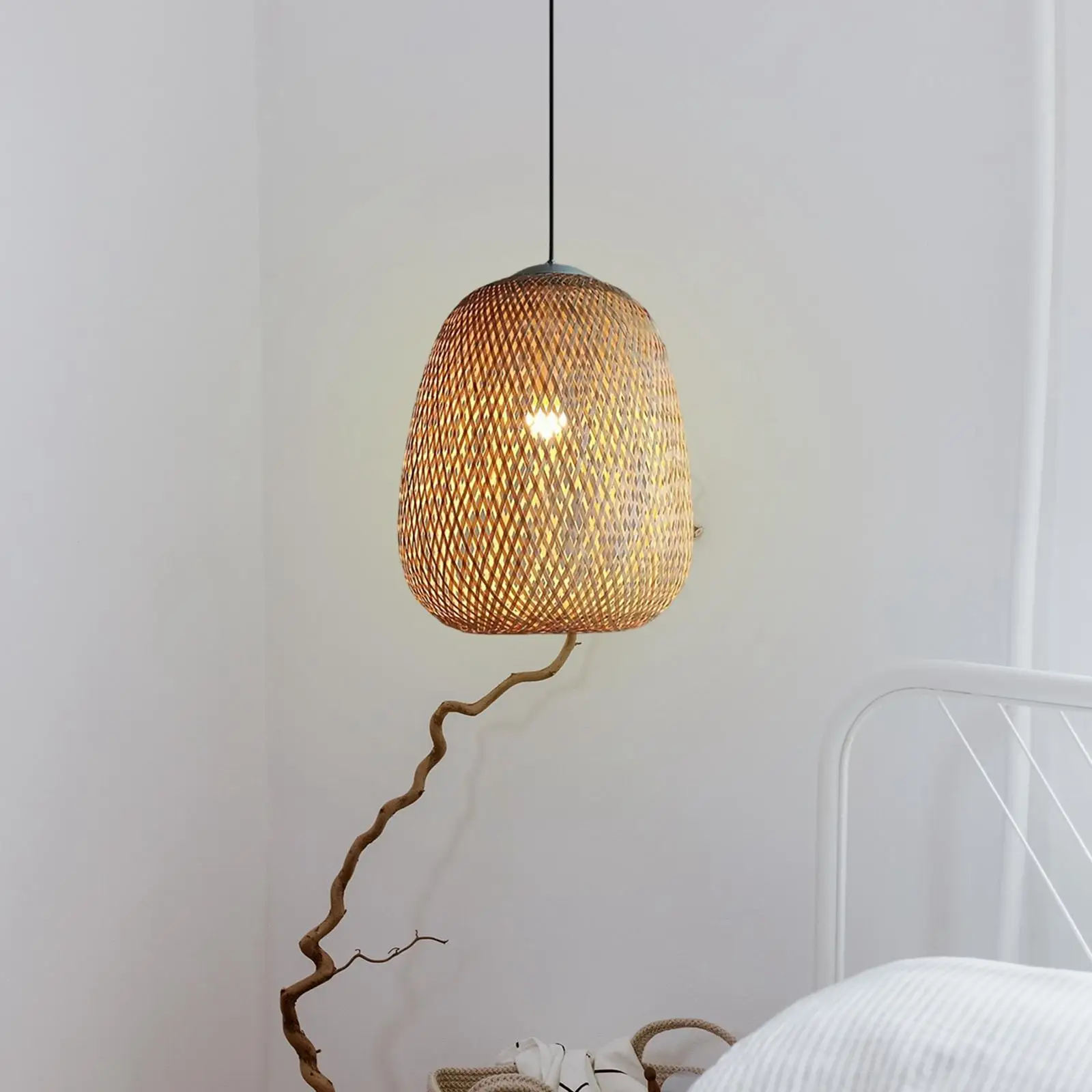 Rattan Pendant Light, Ceiling Lighting Fixture, Bamboo Lamp Shade, for Kitchen Island Bar Living Room Dining Room Teahouse
Rattan Pendant Light, Ceiling Lighting Fixture, Bamboo Lamp Shade, for Kitchen Island Bar Living Room Dining Room Teahouse