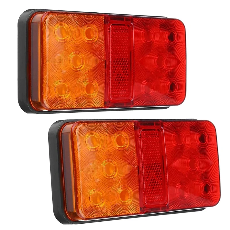 2Pcs 12V 10LED Waterproof Truck Trailer Truck Tail Light Car Turn Signal Brake Rear Stop Lamp Boat RV Camper Indicator
2Pcs 12V 10LED Waterproof Truck Trailer Truck Tail Light Car Turn Signal Brake Rear Stop Lamp Boat RV Camper Indicator