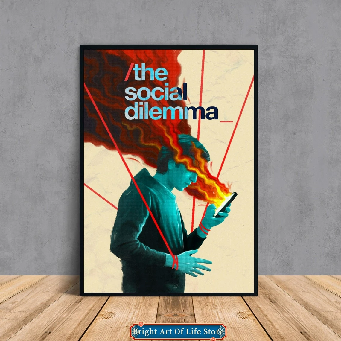 The Social Dilemma (2020) Movie Poster Cover Photo Canvas Print Apartment Home Decor Wall Painting (Unframed)
The Social Dilemma (2020) Movie Poster Cover Photo Canvas Print Apartment Home Decor Wall Painting (Unframed)