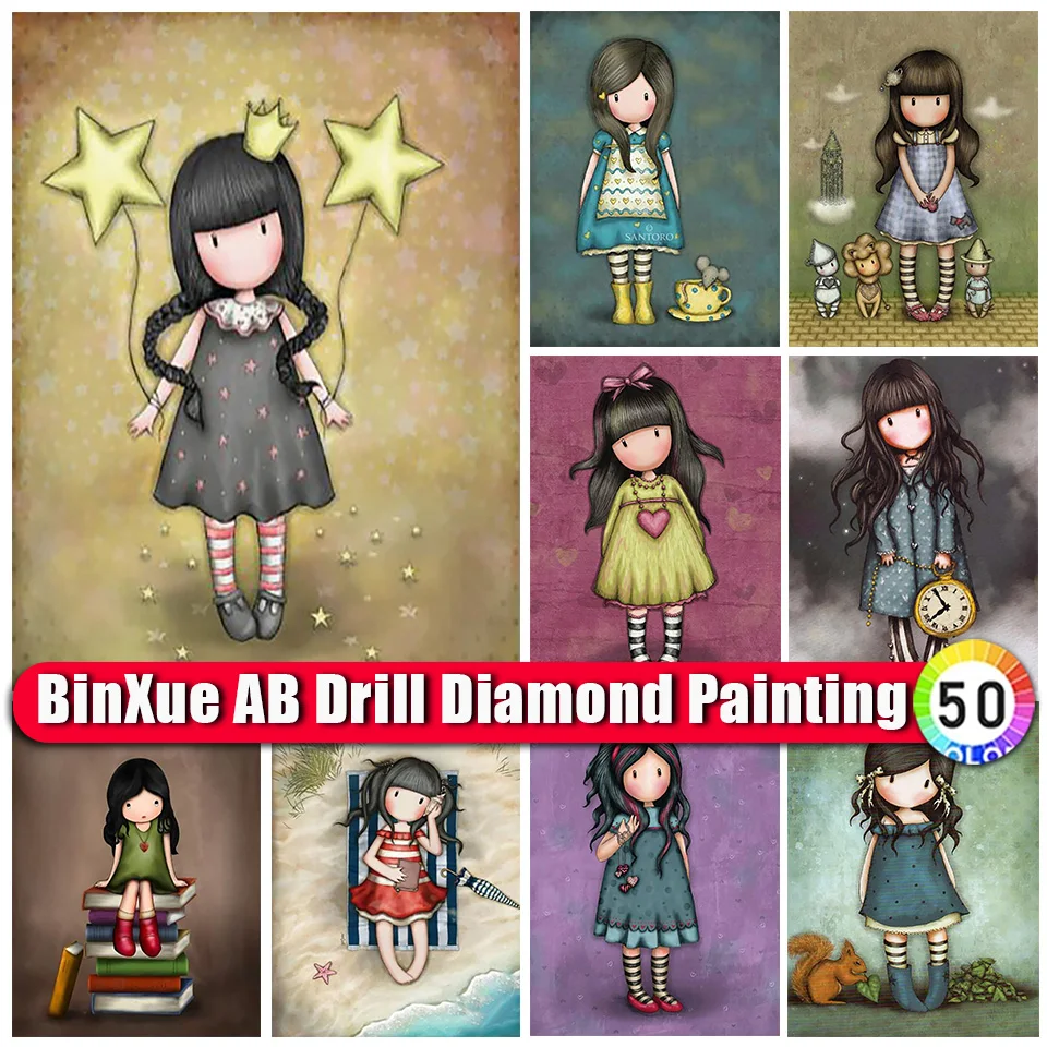 BinXue мультфильм девушка AB алмазная живопись 5D DIY Полная квадратная/круглая Алмазная Вышивка Принцесса Дети ручной работы Мозаика Искусство ...
BinXue мультфильм девушка AB алмазная живопись 5D DIY Полная квадратная/круглая Алмазная Вышивка Принцесса Дети ручной работы Мозаика Искусство ...