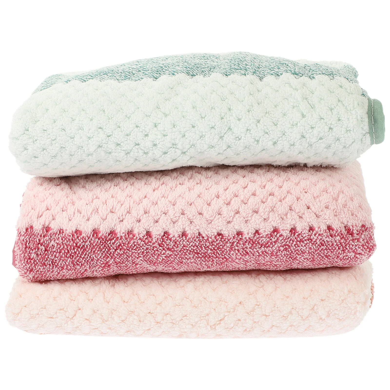 

3 Pcs Striped Towels Big Bath Large Oversized Soft Ring Wash Clothes Hotel Washcloths Superfine Fiber Spa Household