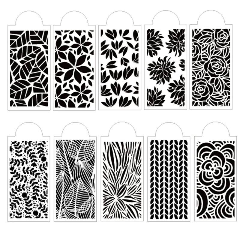 10pcs DIY Leaf Rose Drawing Stencils Templates Embossing Paper Card Painting Scrapbooking Stamp Album Decoration
10pcs DIY Leaf Rose Drawing Stencils Templates Embossing Paper Card Painting Scrapbooking Stamp Album Decoration