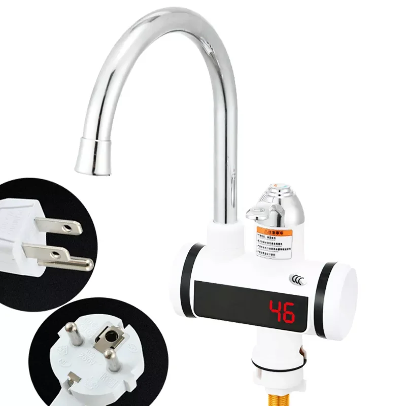 110V Electric Flow Water Heater 220V Tankless Hot Water Faucet for Home Portable Instantaneous Water Heater Tap
110V Electric Flow Water Heater 220V Tankless Hot Water Faucet for Home Portable Instantaneous Water Heater Tap
