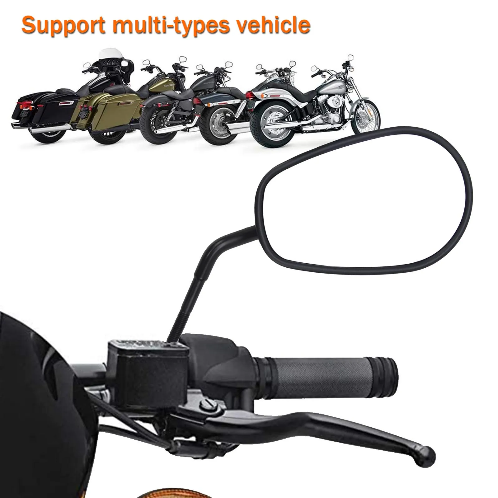 Мотоциклетное боковое зеркало заднего вида для Road King Sportster Street Electra Glide Softail Dyna Road Glide 1982-2019 2020 2021 
Мотоциклетное боковое зеркало заднего вида для Road King Sportster Street Electra Glide Softail Dyna Road Glide 1982-2019 2020 2021