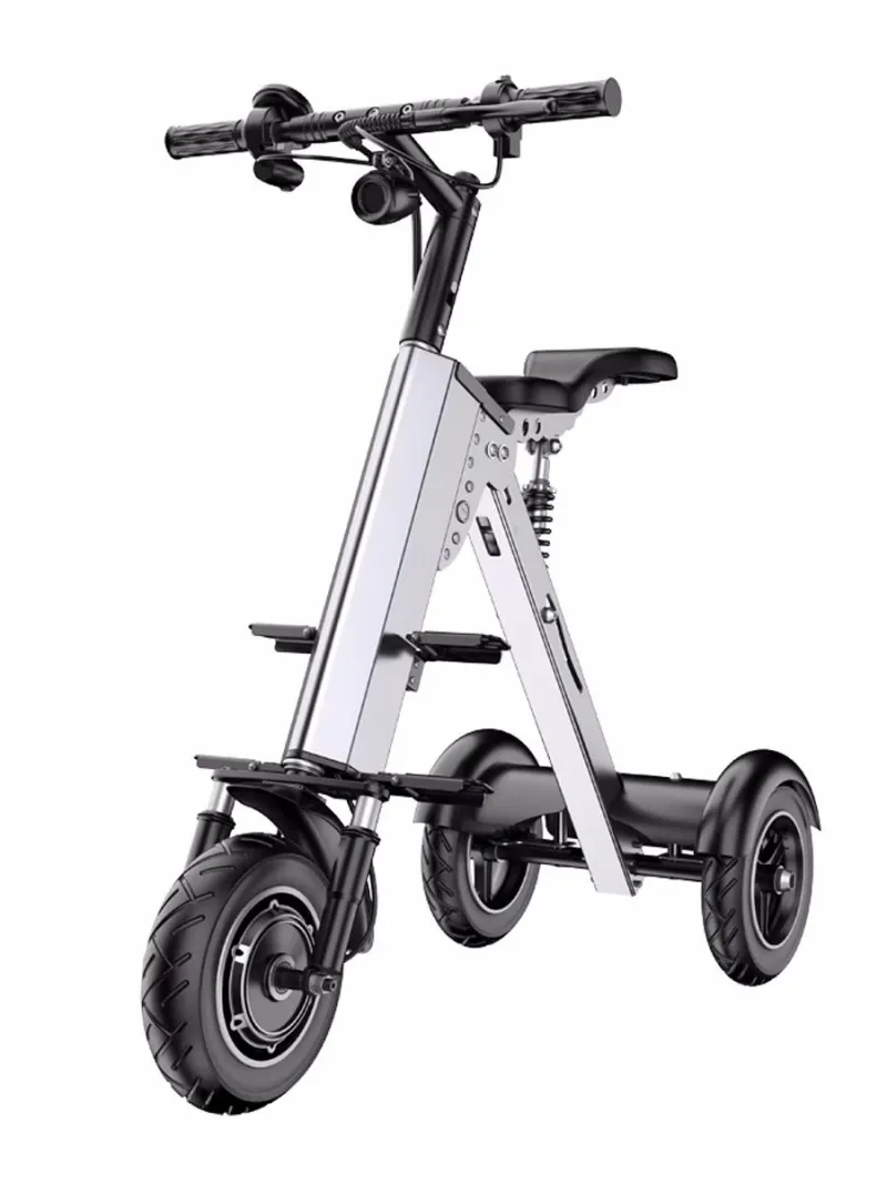 Parent-child Two-person Lightweight Folding Electric Car Small Fashion Portable Mini Three-wheeled Scooter with Children 
Parent-child Two-person Lightweight Folding Electric Car Small Fashion Portable Mini Three-wheeled Scooter with Children