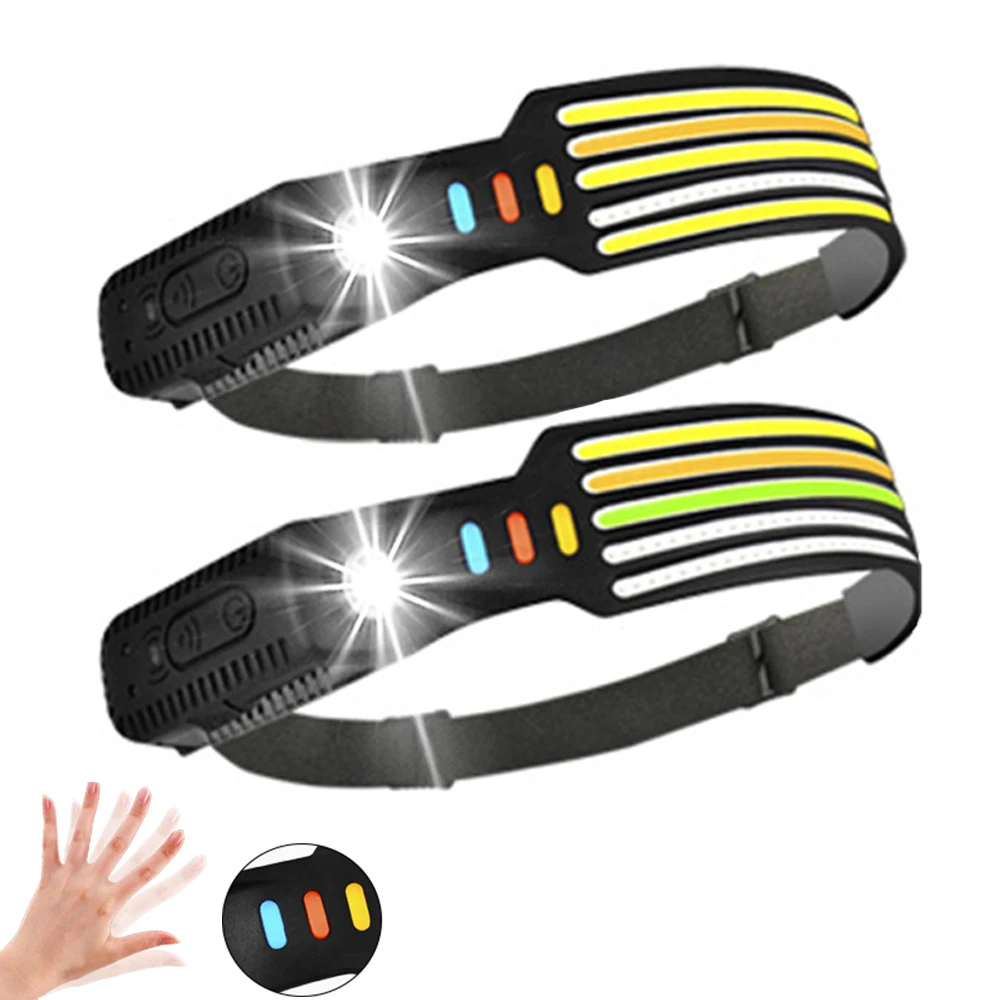 Sensor Headlight Flashlight USB Rechargeable Headlamp with Built-in Battery Powerful LED Work Torch for Camping Running
Sensor Headlight Flashlight USB Rechargeable Headlamp with Built-in Battery Powerful LED Work Torch for Camping Running
