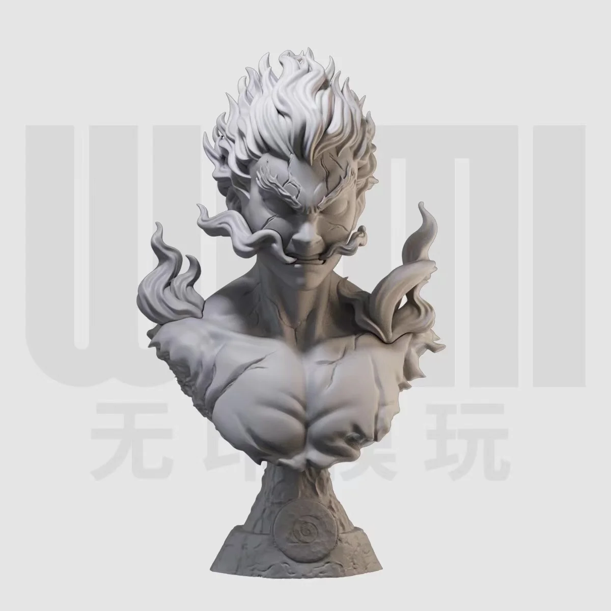 

1/10 bust Riman character resin white mold GK figure model