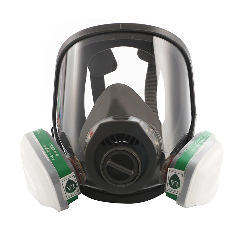 7 in 1 Gas Mask Acid Organic Full Face Mask Respirator Paint Chemical Pesticide Laboratory Dust Mask Matched with Filters PM022
7 in 1 Gas Mask Acid Organic Full Face Mask Respirator Paint Chemical Pesticide Laboratory Dust Mask Matched with Filters PM022