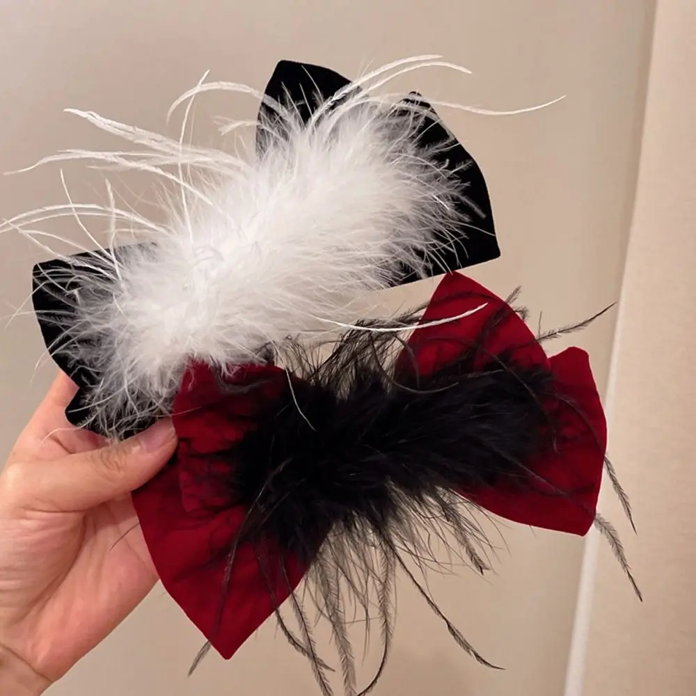 Милые женские заколки для волос Корейский весенний зажим большой бант с перьями заколка для конского хвоста модные заколки для девочек акс...
Милые женские заколки для волос Корейский весенний зажим большой бант с перьями заколка для конского хвоста модные заколки для девочек акс...