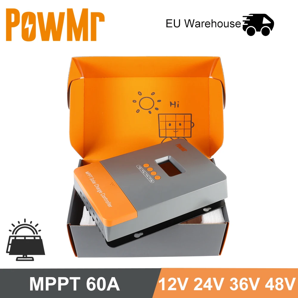 MPPT 60A PRO 12V 24V 36V 48V Solar Charger Controller Blacklight Regulator Max PV Input 150VDC 0 Layer Operate for Solar System
MPPT 60A PRO 12V 24V 36V 48V Solar Charger Controller Blacklight Regulator Max PV Input 150VDC 0 Layer Operate for Solar System