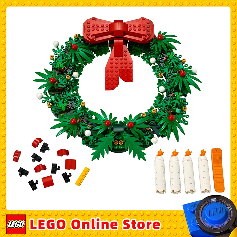 LEGO Iconic Christmas 2-in-1 Wreath with Big Red Bow and Advent 40426 (510 Pieces)
LEGO Iconic Christmas 2-in-1 Wreath with Big Red Bow and Advent 40426 (510 Pieces)