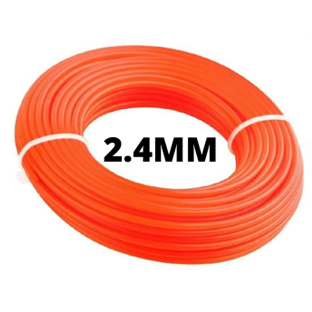 2.4mm*15m Nylon Trimmer Line Grass Cutter Rope For Electric And Petrol Trimmers Brush Cutter Rope Lawn Mower Head Accessory
2.4mm*15m Nylon Trimmer Line Grass Cutter Rope For Electric And Petrol Trimmers Brush Cutter Rope Lawn Mower Head Accessory