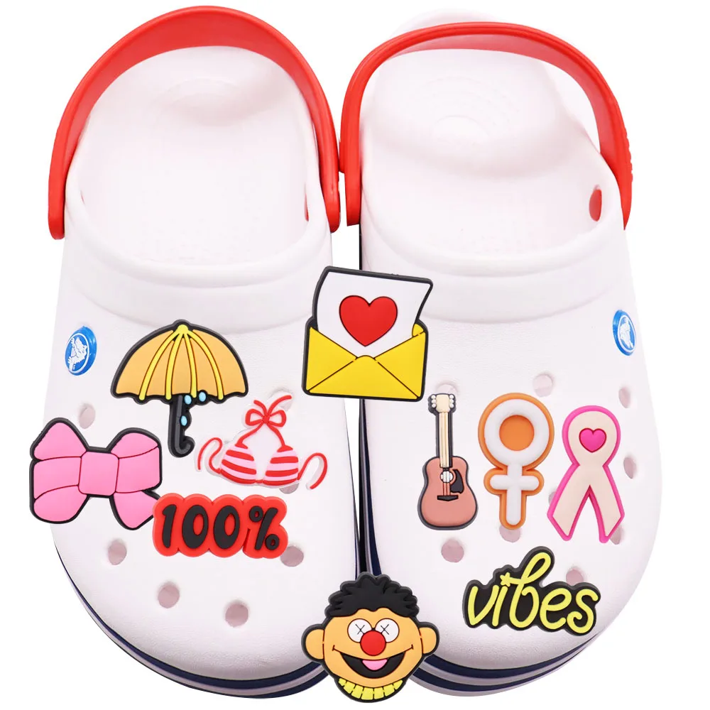 1Pcs Bikini 100% Bowknot Guitar PVC Shoe Charms DIY Shoes Aceessories Fit Croc Jibz Sandals Decorations Buckle Clog Party Gift
1Pcs Bikini 100% Bowknot Guitar PVC Shoe Charms DIY Shoes Aceessories Fit Croc Jibz Sandals Decorations Buckle Clog Party Gift
