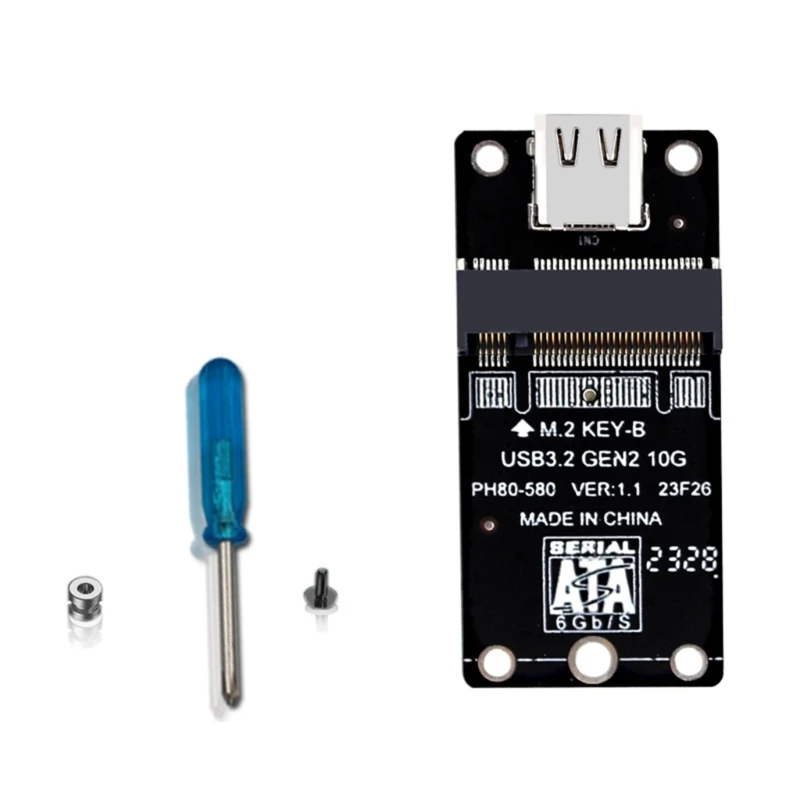 SSD to USB C Adapter NGFF SSD Board Type-C USB3.2 for B Key/M+B Key 2230 2242 2260 2280 SSD
SSD to USB C Adapter NGFF SSD Board Type-C USB3.2 for B Key/M+B Key 2230 2242 2260 2280 SSD
