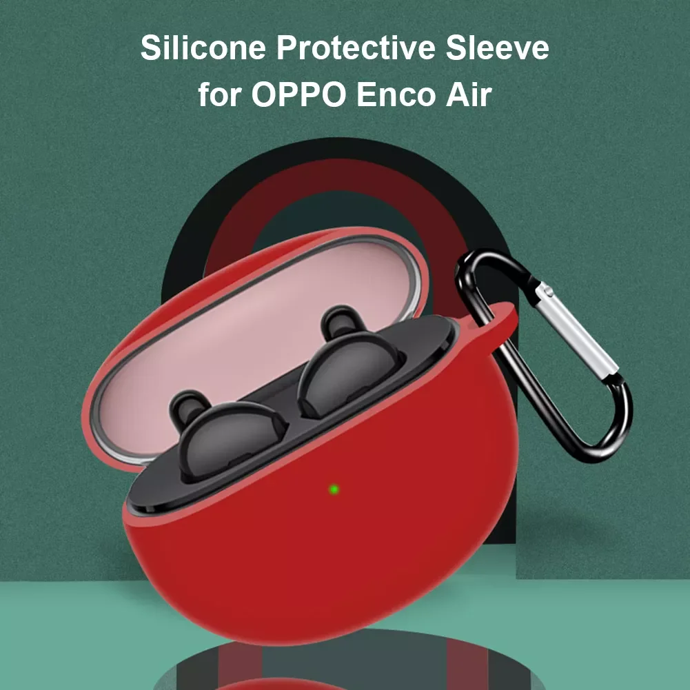 Earphone Protective Case for OPPO Enco Air Silicone Anti-fall Bluetooth-compatible Wireless Headphone Carrying Cover
Earphone Protective Case for OPPO Enco Air Silicone Anti-fall Bluetooth-compatible Wireless Headphone Carrying Cover