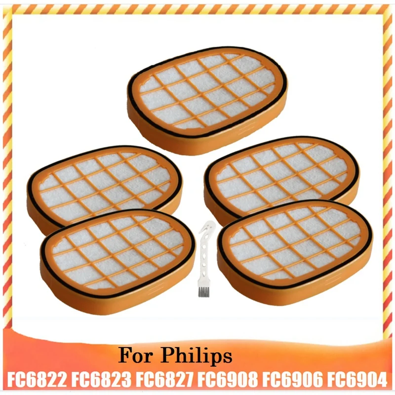 6PCS HEPA Filter For Philips FC6822 FC6823 FC6827 FC6908 FC6906 FC6904 Vacuum Cleaner Replacemnet Parts Dust Filter
6PCS HEPA Filter For Philips FC6822 FC6823 FC6827 FC6908 FC6906 FC6904 Vacuum Cleaner Replacemnet Parts Dust Filter