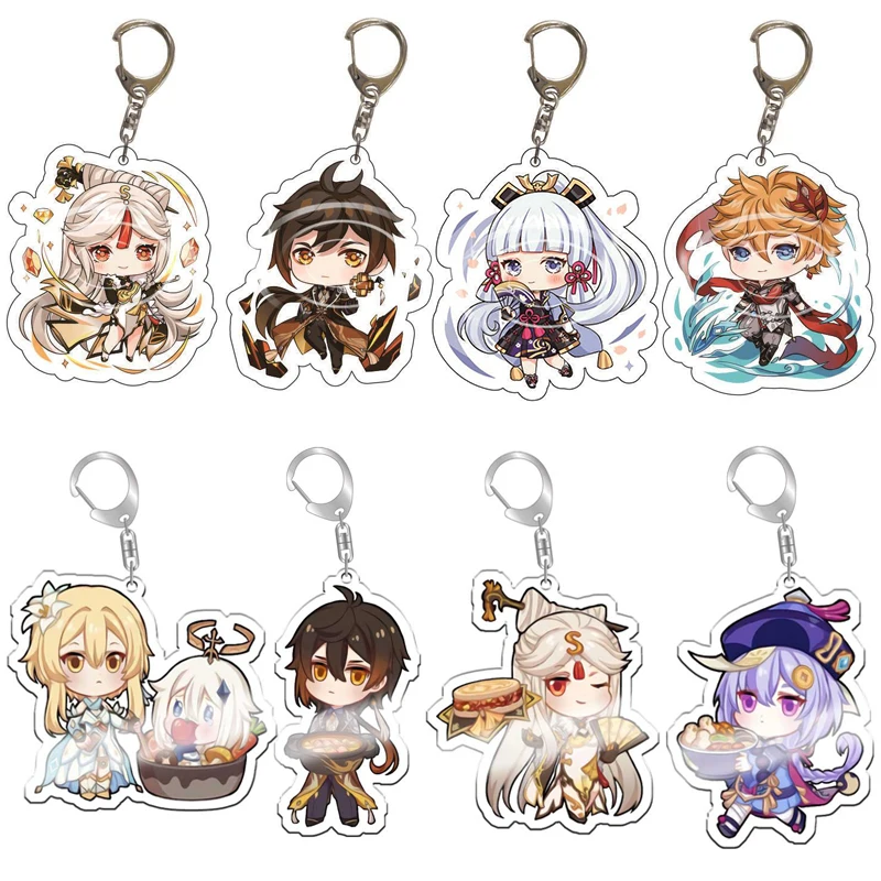 Anime Genshin Impact Morax Ningguang Xiao Hu Tao Tartaglia Kanmizato Ayaka Acrylic Keychain Cartoon Cosplay Pendant Accessories
Anime Genshin Impact Morax Ningguang Xiao Hu Tao Tartaglia Kanmizato Ayaka Acrylic Keychain Cartoon Cosplay Pendant Accessories