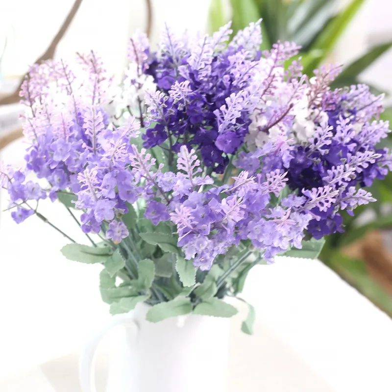 Artificial Lavender Flowers Romantic Provence Decoration Silk Flower Bouquet Light Purple Flowers For Wedding decorative
Artificial Lavender Flowers Romantic Provence Decoration Silk Flower Bouquet Light Purple Flowers For Wedding decorative