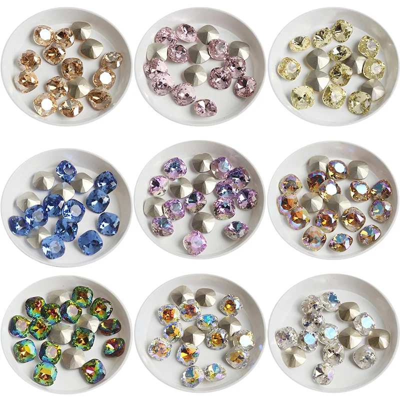 15/30Pcs High Quality K9 Glass Pointed Bottom Crystal Square Octagonal 10MM Nail Rhinestones DIY Manicure Decoration
15/30Pcs High Quality K9 Glass Pointed Bottom Crystal Square Octagonal 10MM Nail Rhinestones DIY Manicure Decoration