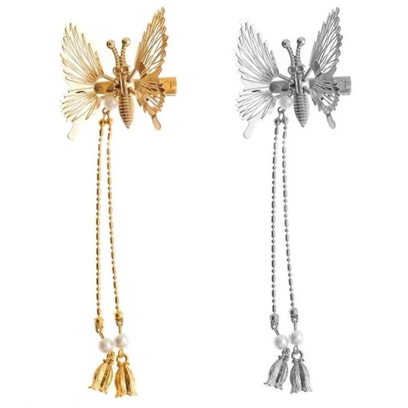 Lovely Hairpin Female Moving Butterfly Wings Shape Clip Headdress Lolita Hair Barrette Metal Hair Clip for Women Girls
Lovely Hairpin Female Moving Butterfly Wings Shape Clip Headdress Lolita Hair Barrette Metal Hair Clip for Women Girls