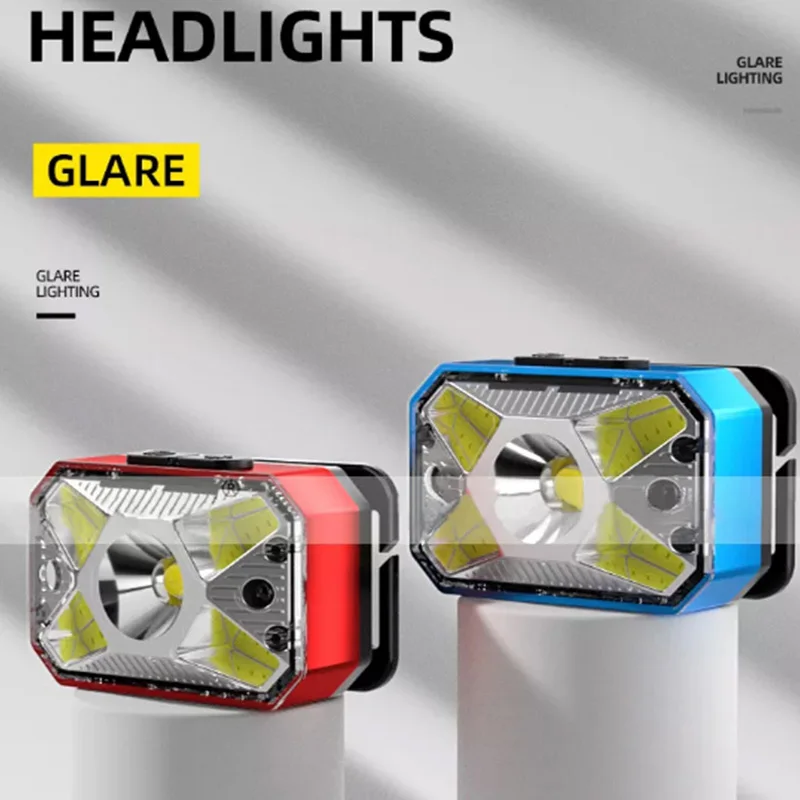 Portable Powerful COB Headlamp USB Rechargeable LED Headlight Body Head Flashlight Built in lithium battery Torch Light Lamp
Portable Powerful COB Headlamp USB Rechargeable LED Headlight Body Head Flashlight Built in lithium battery Torch Light Lamp