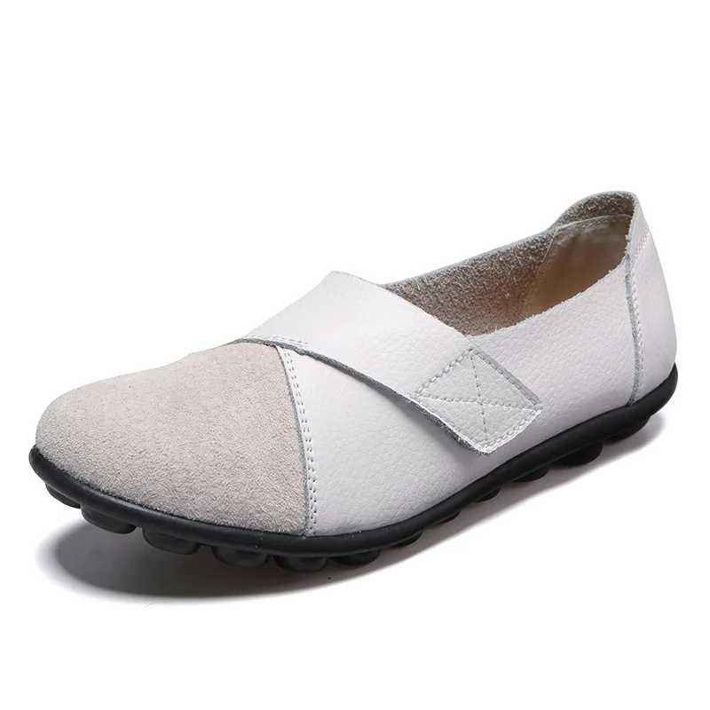 Woman's Loafers Flats Loafers Shoes Soft Genuine Leather Casual Shoes Big Size 35-44 Mocassin Boat Shoes for Women Hook Loop
Woman's Loafers Flats Loafers Shoes Soft Genuine Leather Casual Shoes Big Size 35-44 Mocassin Boat Shoes for Women Hook Loop