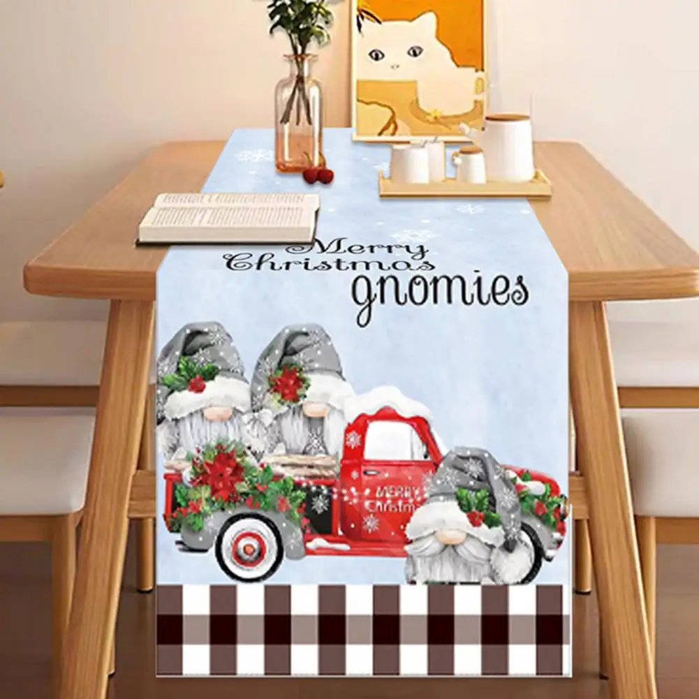 Holiday Table Decoration Festive Cartoon Pattern Table Runner Durable Fine Workmanship for Christmas Home Decoration Christmas
Holiday Table Decoration Festive Cartoon Pattern Table Runner Durable Fine Workmanship for Christmas Home Decoration Christmas