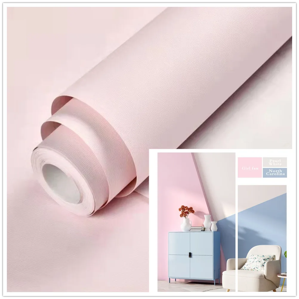 Solid Color Self-adhesive Wallpaper Waterproof Home Decoration Renovation Wall Sticker Living Room Bedroom Dormitory Children's 
Solid Color Self-adhesive Wallpaper Waterproof Home Decoration Renovation Wall Sticker Living Room Bedroom Dormitory Children's
