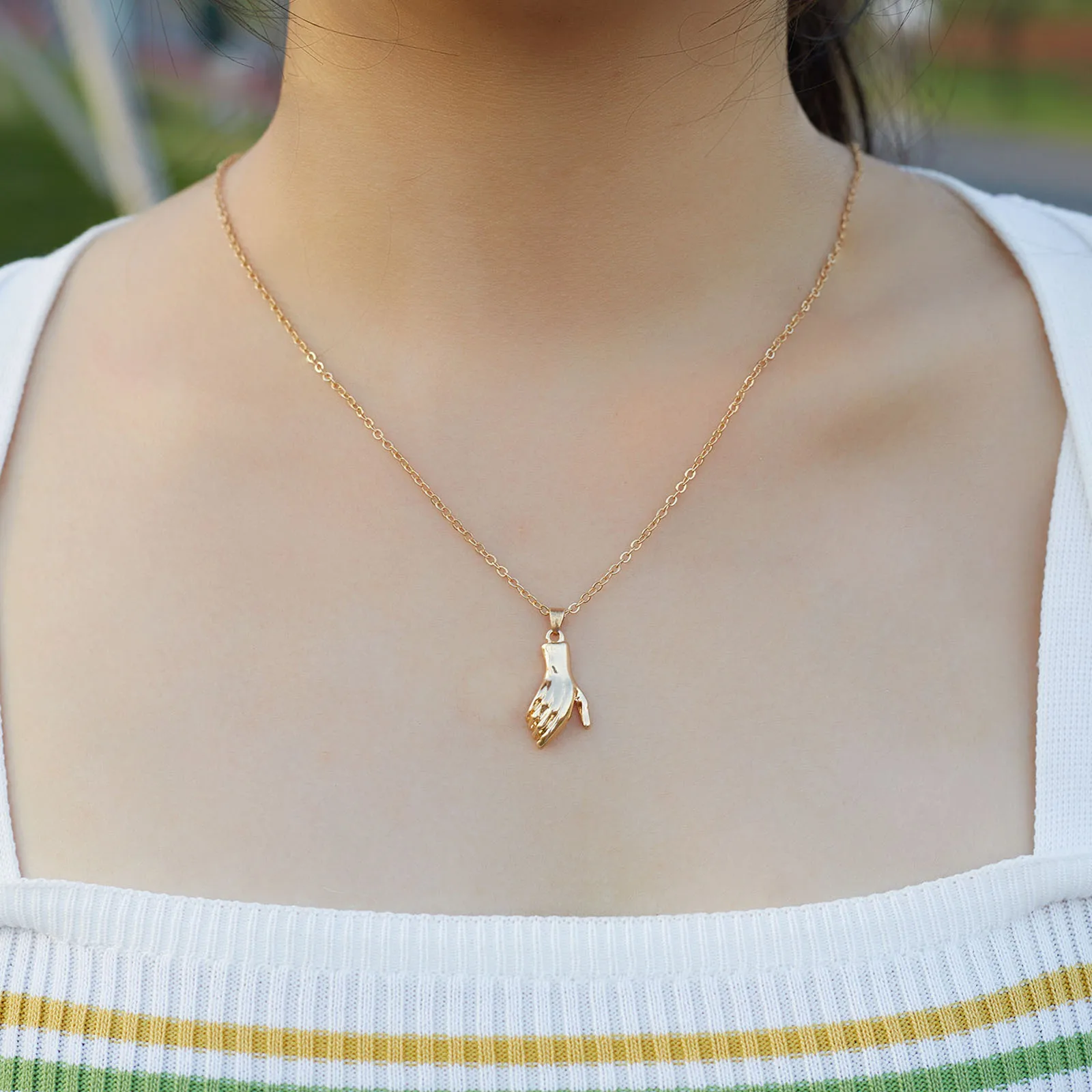 2022 Fashion Jewelry Valentine's Day Necklace Multicolor Hand Sign Gesture Magnetic Necklace For Girl 60cm(23 5/8") long, 1 Set
2022 Fashion Jewelry Valentine's Day Necklace Multicolor Hand Sign Gesture Magnetic Necklace For Girl 60cm(23 5/8") long, 1 Set