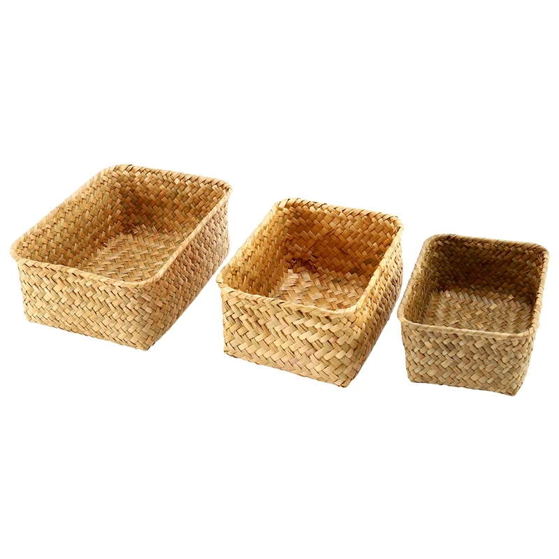 Seagrass Storage Basket, Multisize Handmade Rattan Shelf Baskets & Home Storage Bins Baskets For Decoration
Seagrass Storage Basket, Multisize Handmade Rattan Shelf Baskets & Home Storage Bins Baskets For Decoration