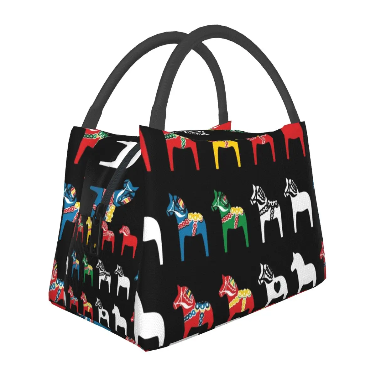 Sweden Horse Colorful Lunch Bag Dala Horses Traditional Art Kawaii Lunch Box Outdoor Picnic Tote Food Bags Designer Cooler Bag
Sweden Horse Colorful Lunch Bag Dala Horses Traditional Art Kawaii Lunch Box Outdoor Picnic Tote Food Bags Designer Cooler Bag