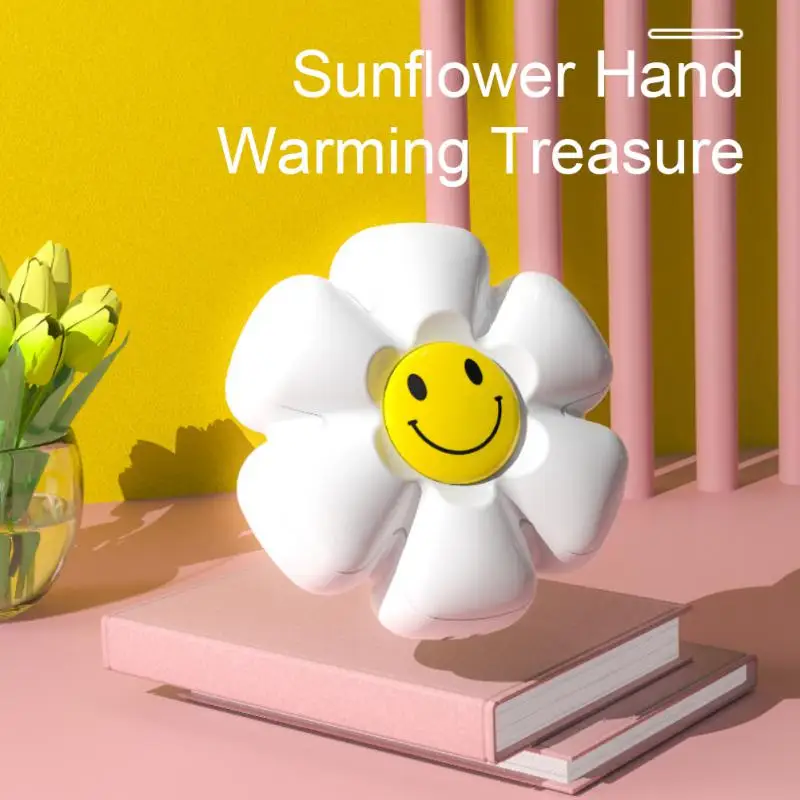

Cartoon Hands Mini Sunflower Warm Hands USB Charging Autumn And Winter Warm Baby Couple Gift Warming Products Hand Warmers