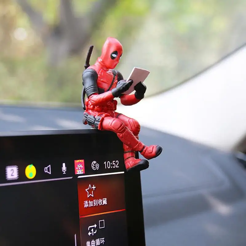 Deadpool Anime Action Figure Sitting Posture Model High Quality Car Dashboard Rear View Mirror Decoration Interior Accessories
Deadpool Anime Action Figure Sitting Posture Model High Quality Car Dashboard Rear View Mirror Decoration Interior Accessories