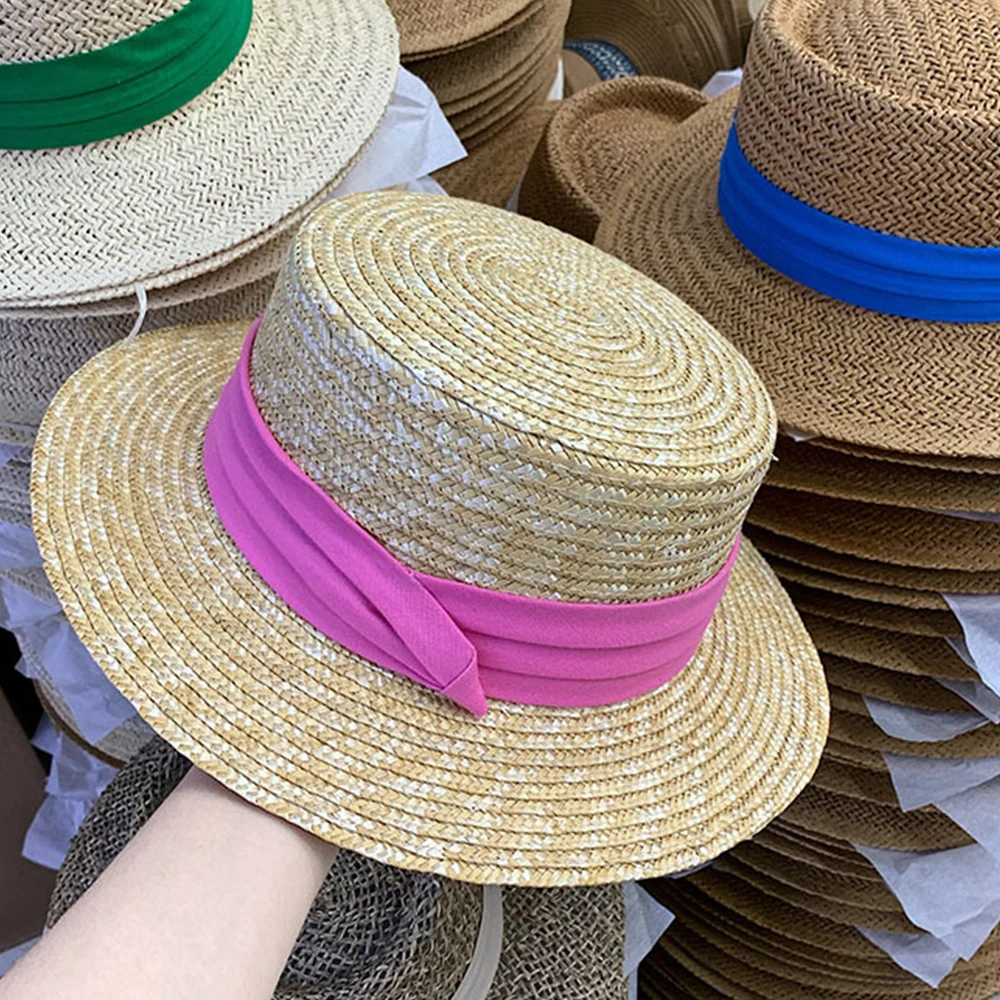 2022 Fashion Panama Hat Simple Summer Beach Hat Female Casual Lady Women Flat Brim Bowknot Straw Cap Girls Sun Hat
2022 Fashion Panama Hat Simple Summer Beach Hat Female Casual Lady Women Flat Brim Bowknot Straw Cap Girls Sun Hat