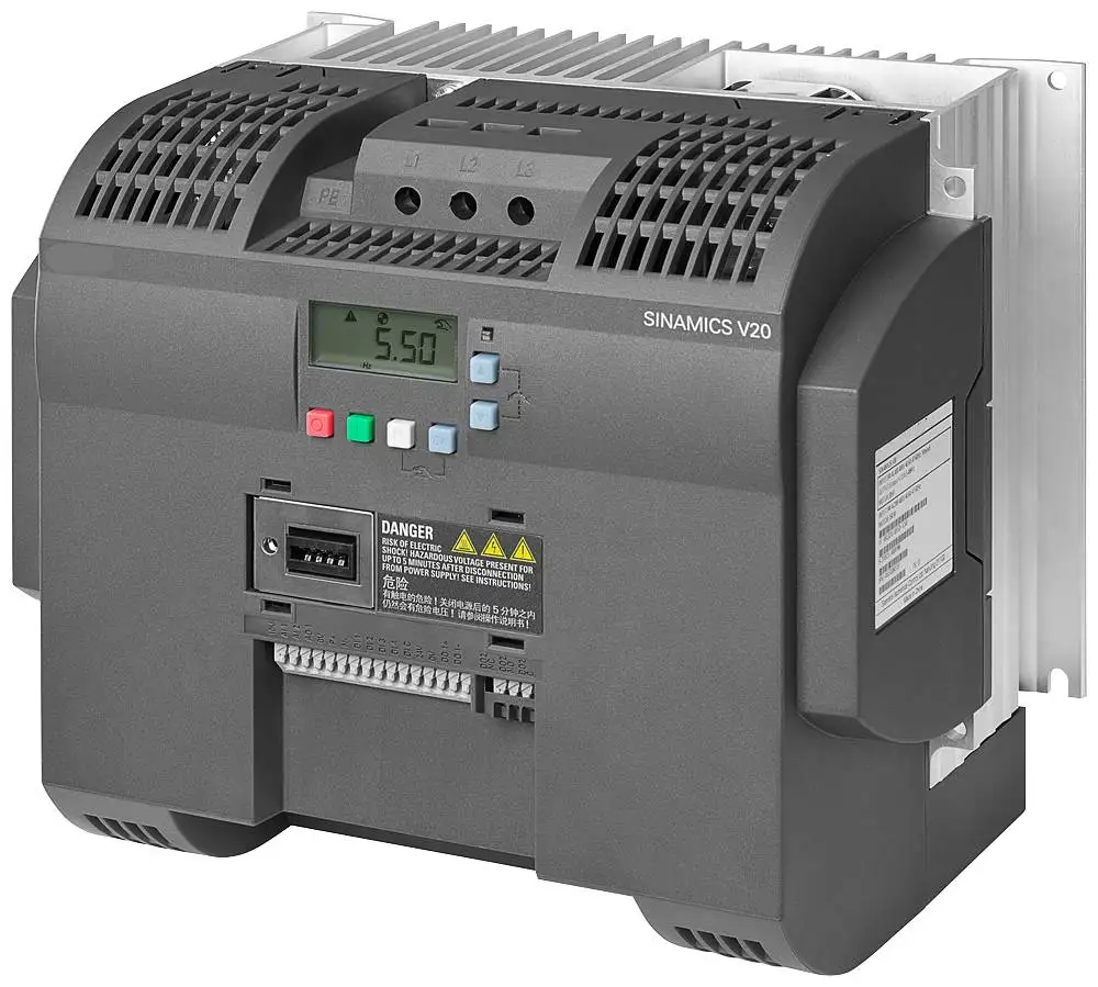 SINAMICS V20 380-480 V 3AC -15%/+10% 47-6 Rated power 11 kW with 150% overload for 6 6SL3210-5BE31-1UV0,6SL32105BE311UV0
SINAMICS V20 380-480 V 3AC -15%/+10% 47-6 Rated power 11 kW with 150% overload for 6 6SL3210-5BE31-1UV0,6SL32105BE311UV0