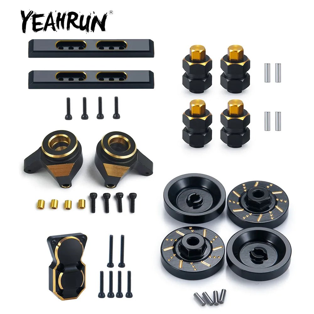 Латунный противовес YEAHRUN с черным покрытием для рулевых кастков накладка на