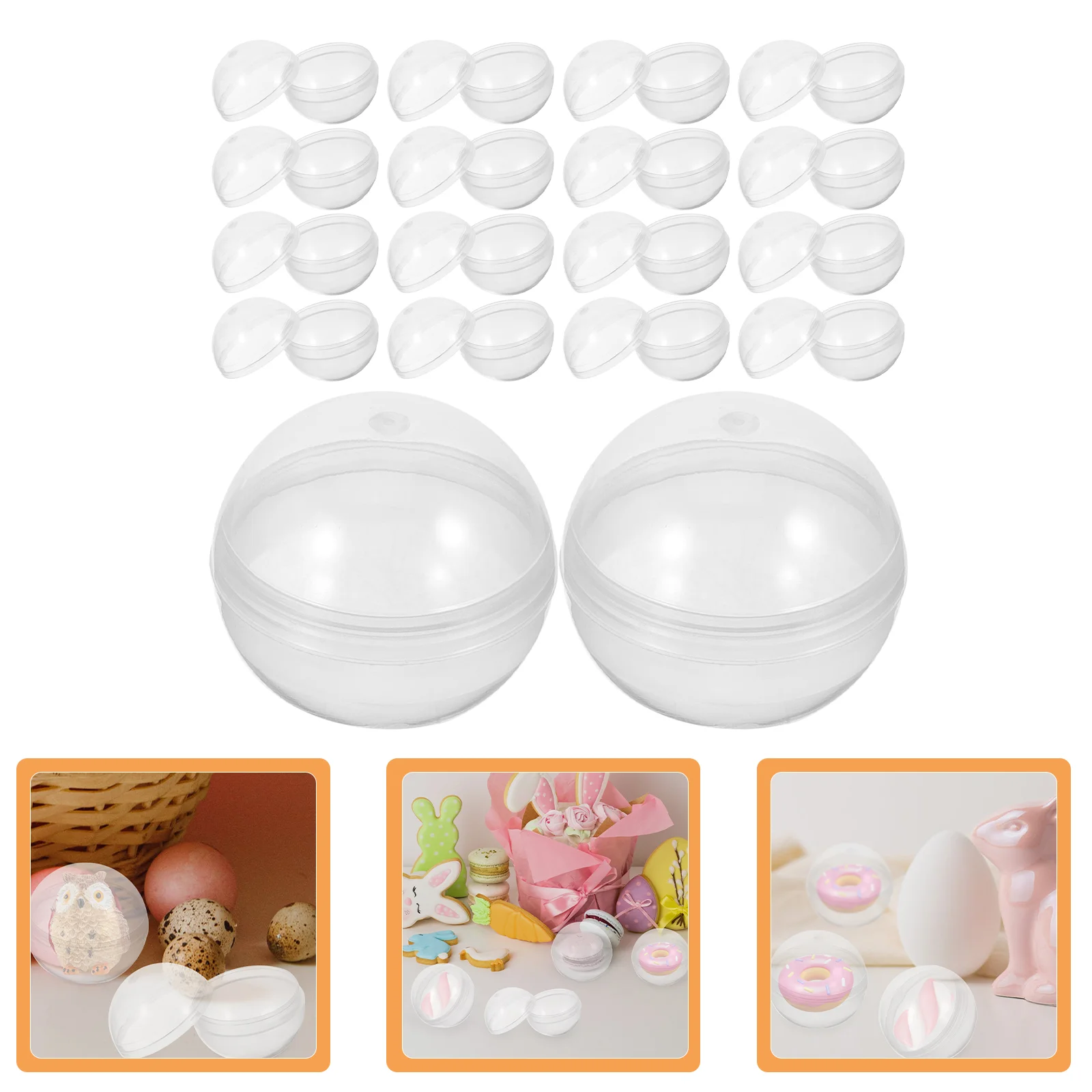 Clear Fillable Balls Transparent Plastic Round Balls Diy Claw Machines Balls Vending Machine Beaded Storage Packing Balls 4.5Cm
Clear Fillable Balls Transparent Plastic Round Balls Diy Claw Machines Balls Vending Machine Beaded Storage Packing Balls 4.5Cm