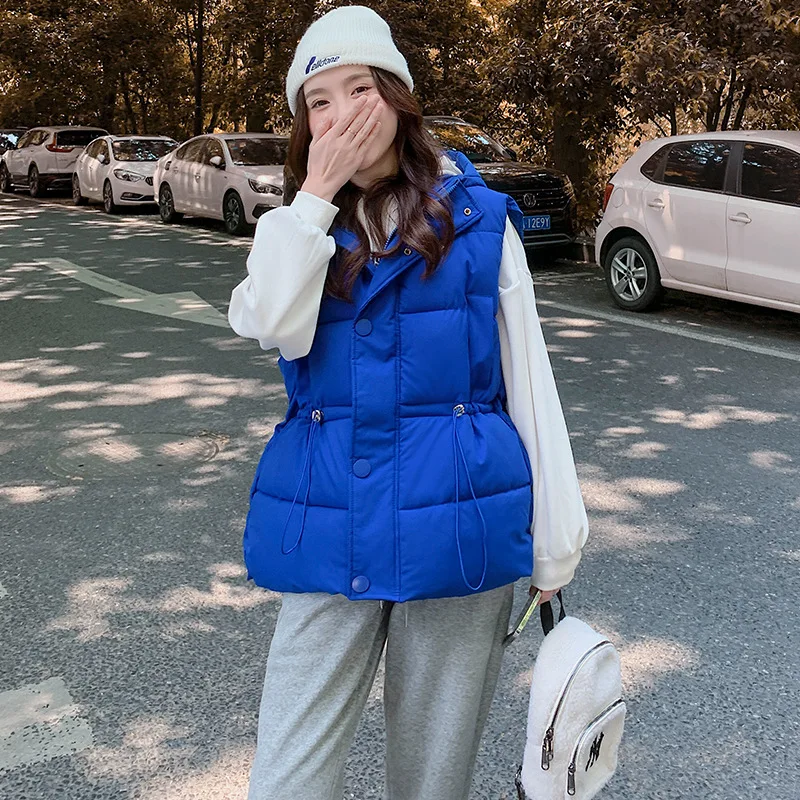Beardon Autumn and Winter Women's Cotton Vest Casual Slim Fit Short Student Sweet Hooded Vest Coat 2023 New
Beardon Autumn and Winter Women's Cotton Vest Casual Slim Fit Short Student Sweet Hooded Vest Coat 2023 New
