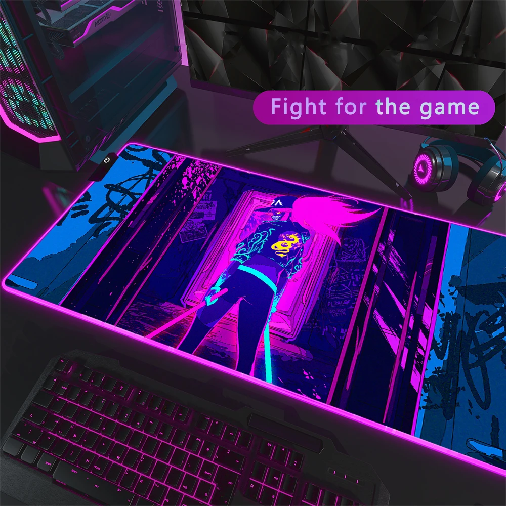 Gaming Mousepad LED Neon Mouse Pad RGB Light Computer Mat With Backlight Keyboard Mat Xxl Playmat Pc Gamer Rug Anime Desk Mat
Gaming Mousepad LED Neon Mouse Pad RGB Light Computer Mat With Backlight Keyboard Mat Xxl Playmat Pc Gamer Rug Anime Desk Mat