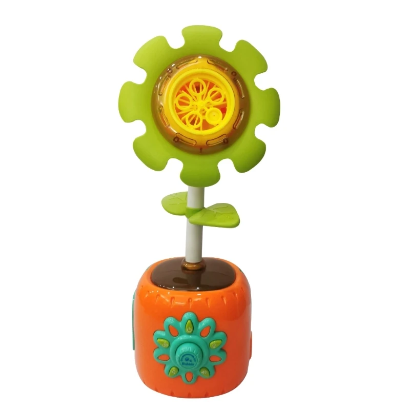 Машинка для изготовления пузырей подсолнуха, автоматическая игрушка-воздуходувка для пузырей, уличная игрушка для детей с музыкой
Машинка для изготовления пузырей подсолнуха, автоматическая игрушка-воздуходувка для пузырей, уличная игрушка для детей с музыкой
