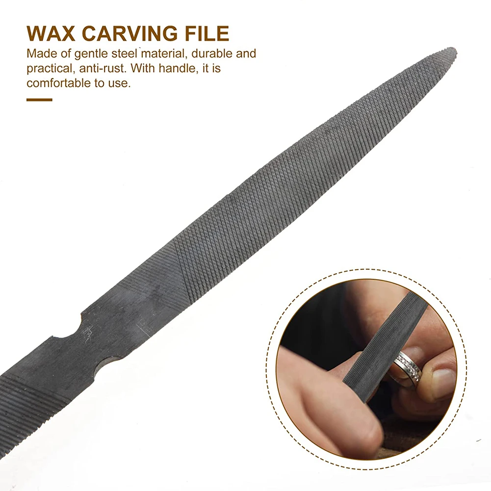 1pc 8 Inch Double-Head Half Round Files Sharp Flat Wax File Jewelry Wax Carving Tool For Carving Filing Wax Shaping File
1pc 8 Inch Double-Head Half Round Files Sharp Flat Wax File Jewelry Wax Carving Tool For Carving Filing Wax Shaping File