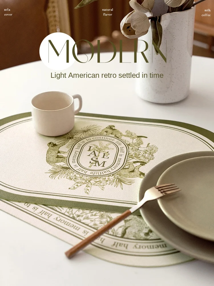 2 PCS luxury Placemat Table Mat Tableware Pad PU Leather Waterproof Heat Insulation Non-Slip Placemat Soft Washable Bowl Coaster
2 PCS luxury Placemat Table Mat Tableware Pad PU Leather Waterproof Heat Insulation Non-Slip Placemat Soft Washable Bowl Coaster