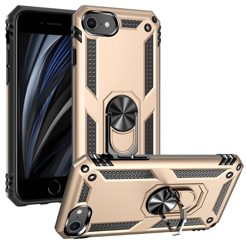 Shockproof Armor Case for iPhone SE 2022 4 inch Silicone+PC Ring Stand Phone Back Cover for iPhone SE 2020 Case Fundas Coque
Shockproof Armor Case for iPhone SE 2022 4 inch Silicone+PC Ring Stand Phone Back Cover for iPhone SE 2020 Case Fundas Coque