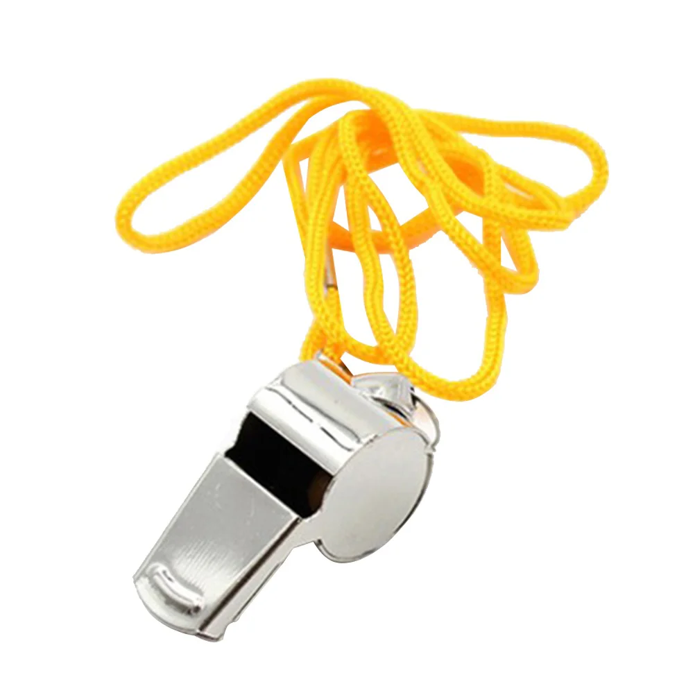 Stainless Steel Double Whistle Keychain - Ideal for Referees Coaches Survival and Emergency Situations
Stainless Steel Double Whistle Keychain - Ideal for Referees Coaches Survival and Emergency Situations
